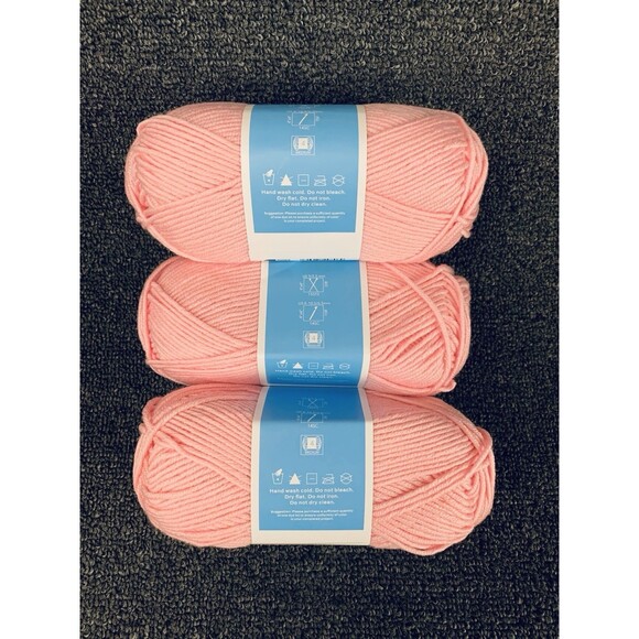 Lot Of 3 Draper James Cozy Wool Almond Blossom Merino Wool And Acrylic Yarn New - Picture 3 of 5